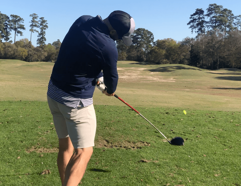 Golfer Geek Post Impact with Taylormade Stealth Driver