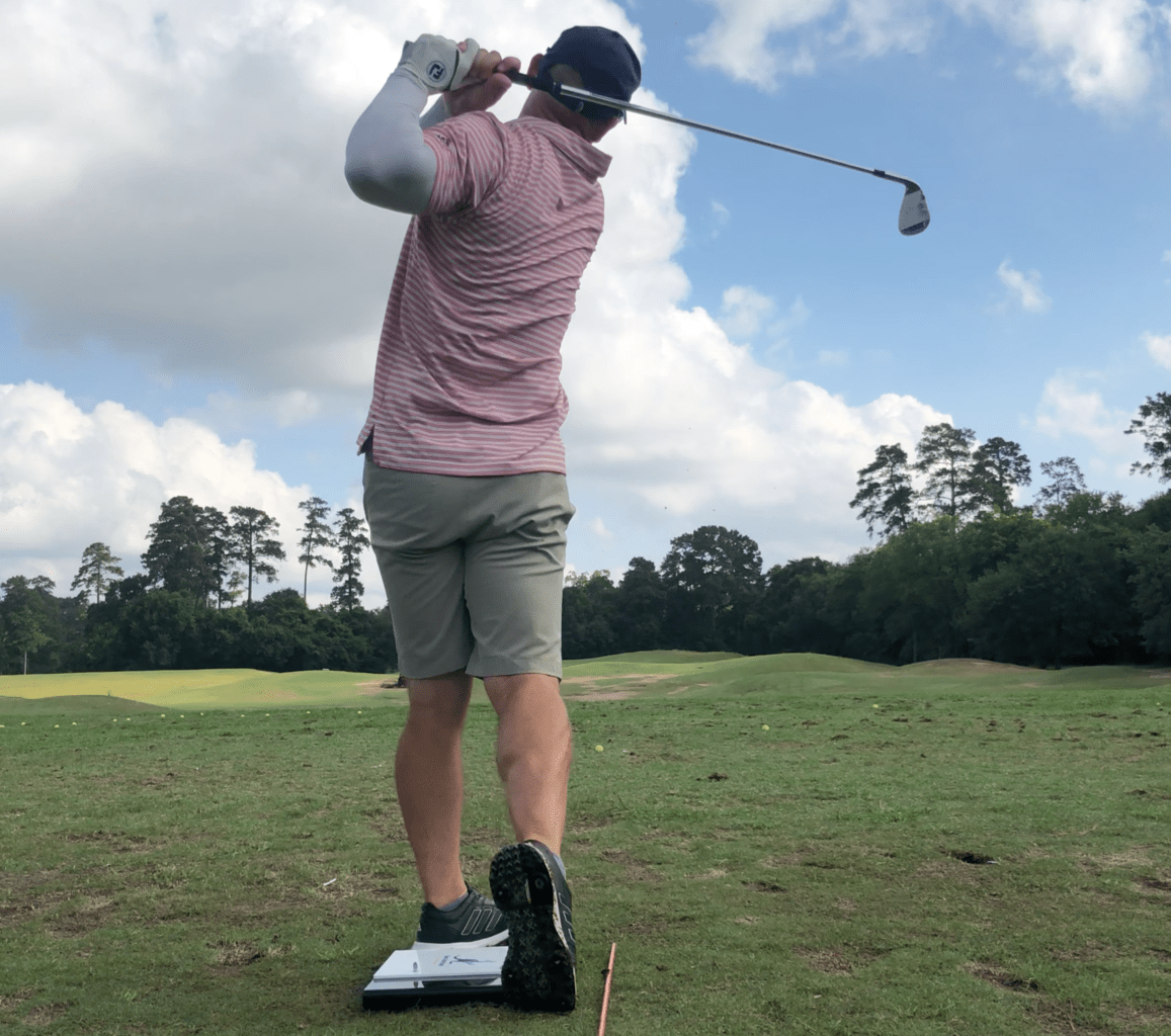 Callaway Rogue ST Pro iron & Golfer Geek Follow Through