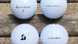 Taylormade Tour Response vs Bridgestone Tour B RXS Golf balls