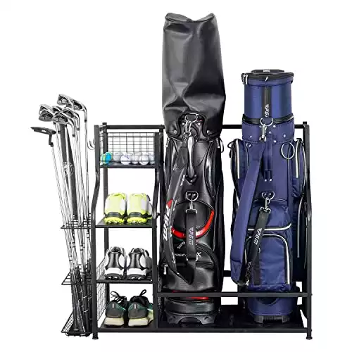 Mythinglogic Golf Storage Garage Organizer