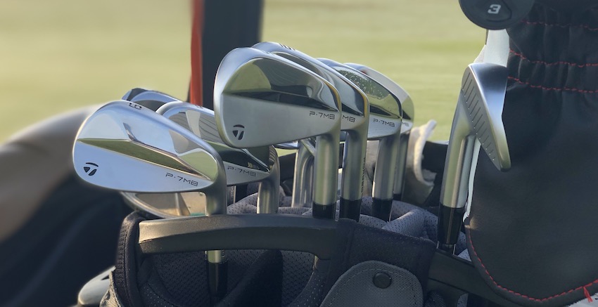 Taylormade P-7MB Irons in Golfer Geeks' Bag