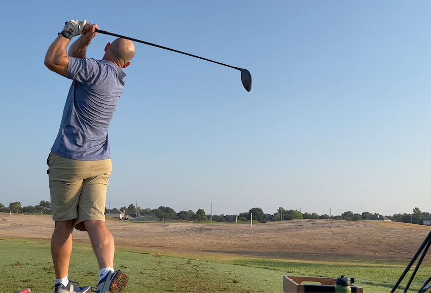 Stix Golf Driver & Golfer Geek Followed Through