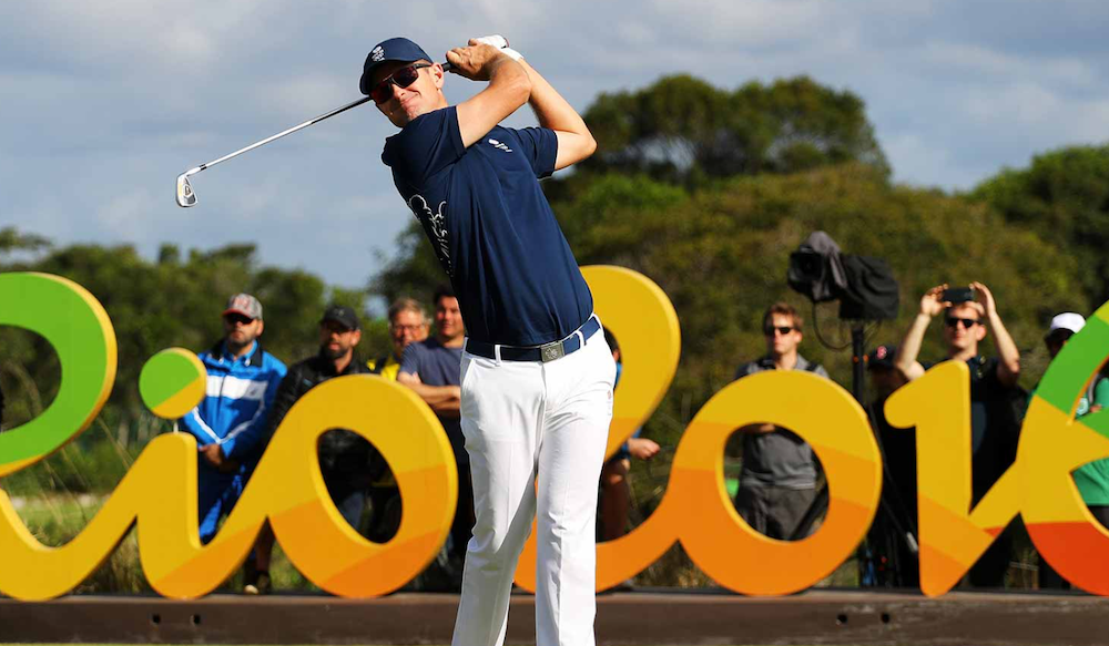 Justin Rose in the 2016 Rio Olympics
